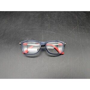 Boys Youth Ray-Ban Eyeglasses Kids RB 1549 Full Frame Square Blue Red Silver